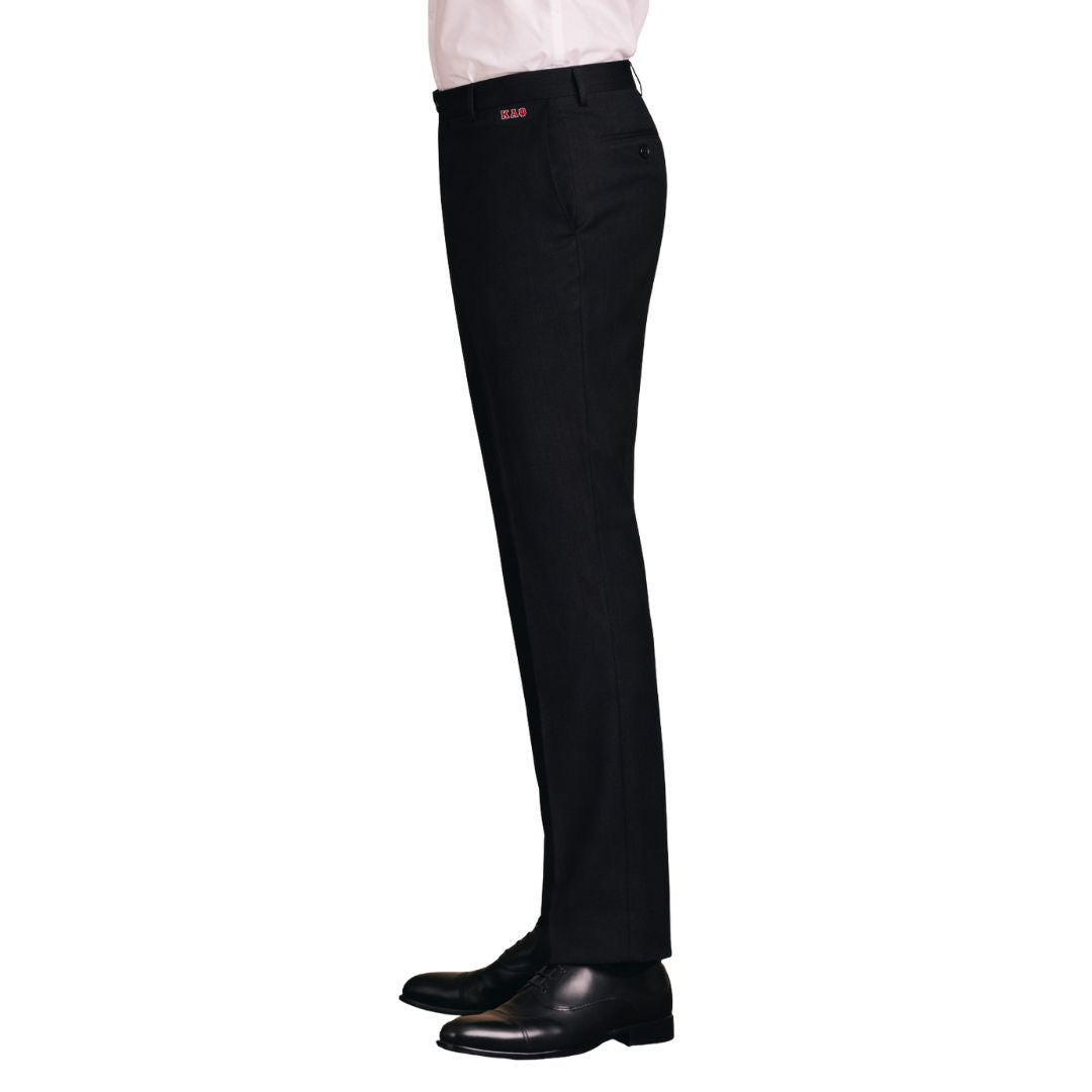 Kappa Alpha Psi Flat Front Trousers (Black)