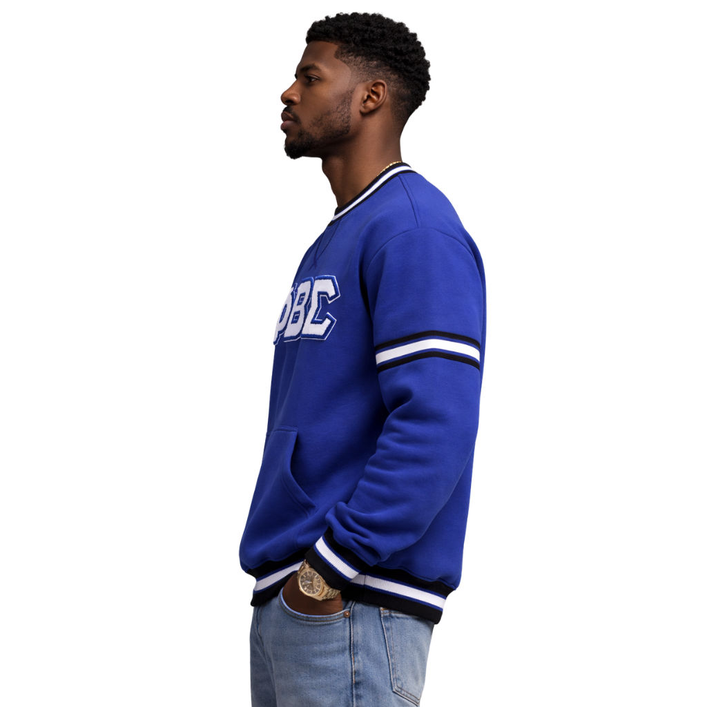 Phi Beta Sigma Blue Chenille Crewneck