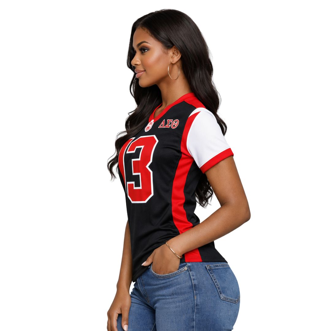 Delta Black Football Jersey