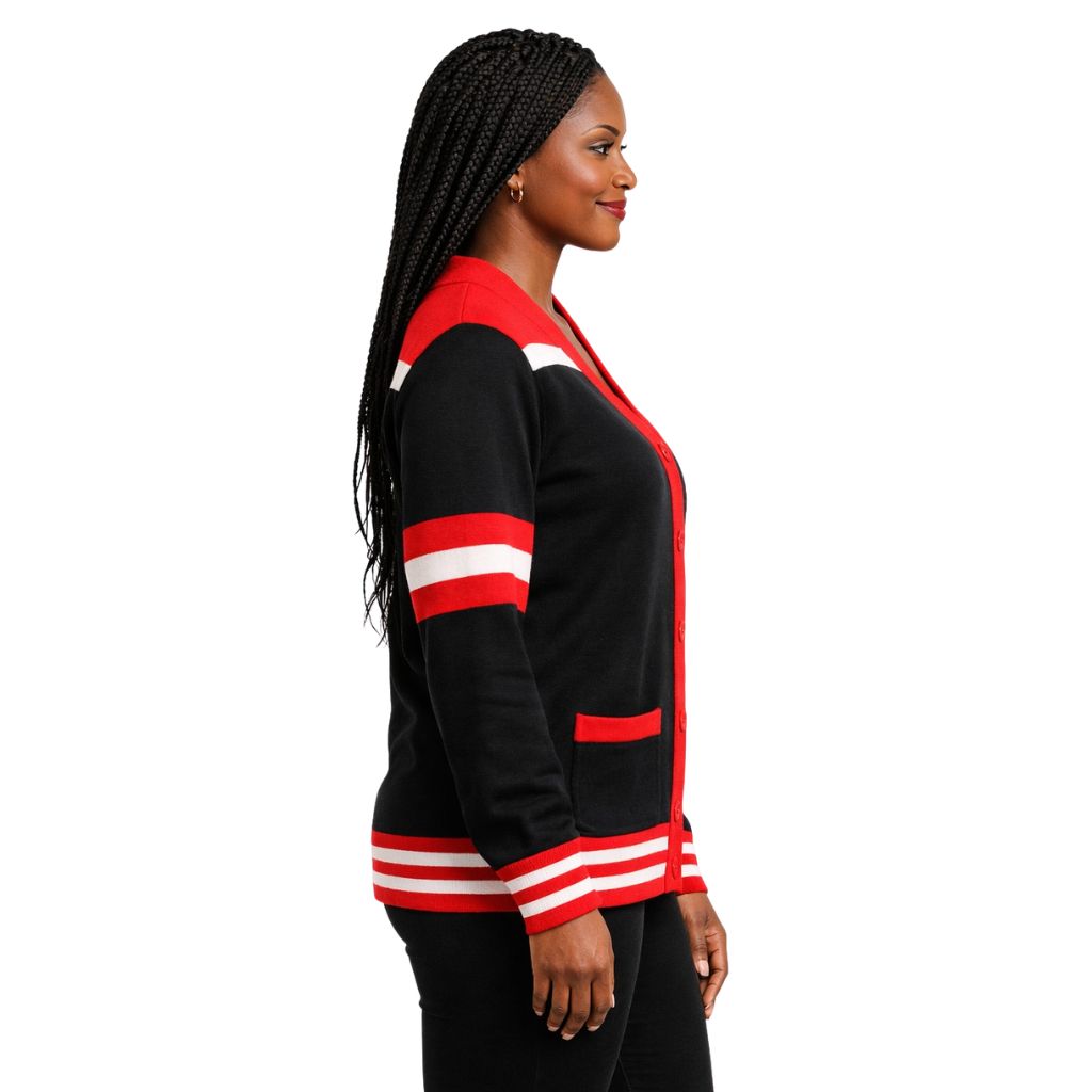 DST Wool Sweater Cardigan Black