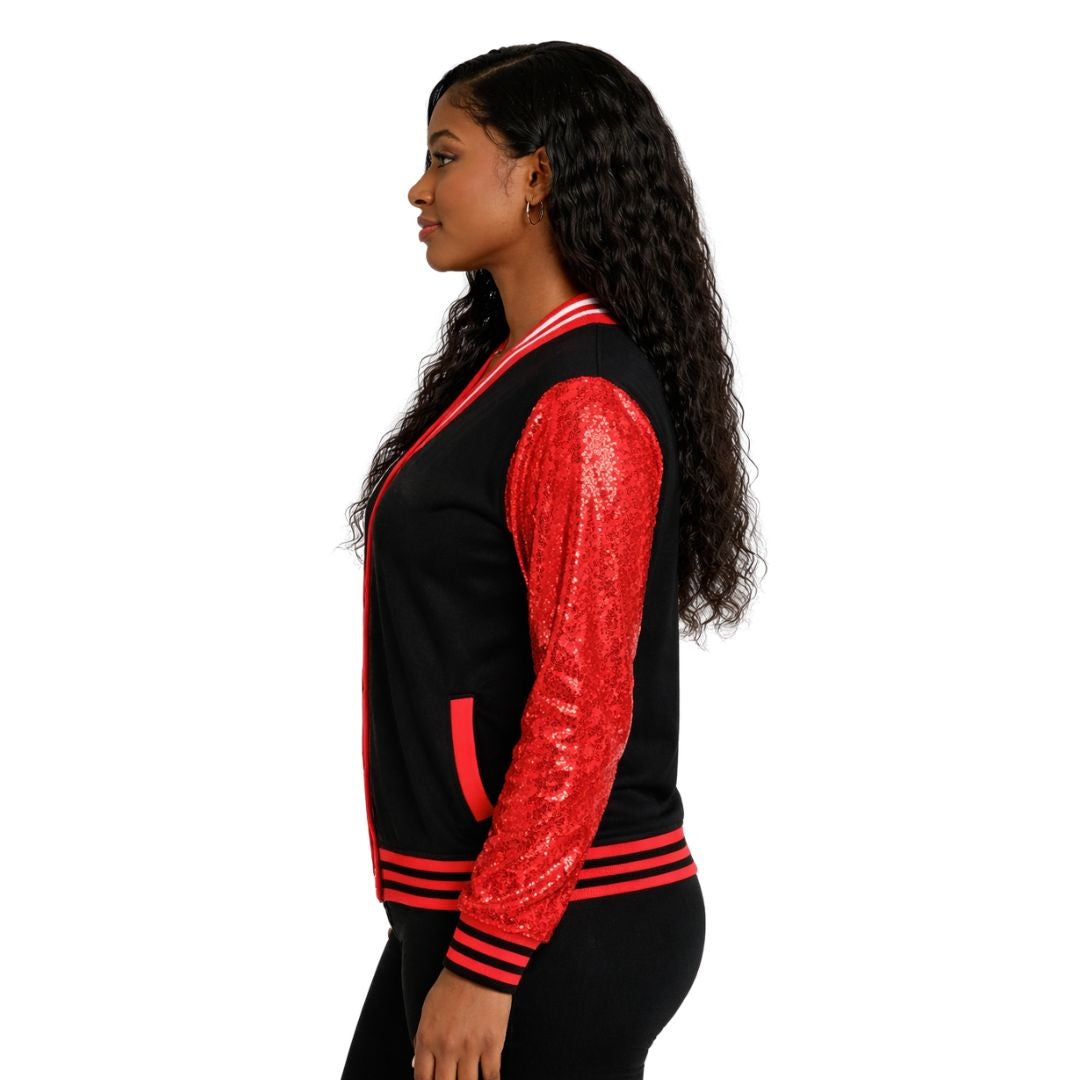 DST Sequin Cardigan Black