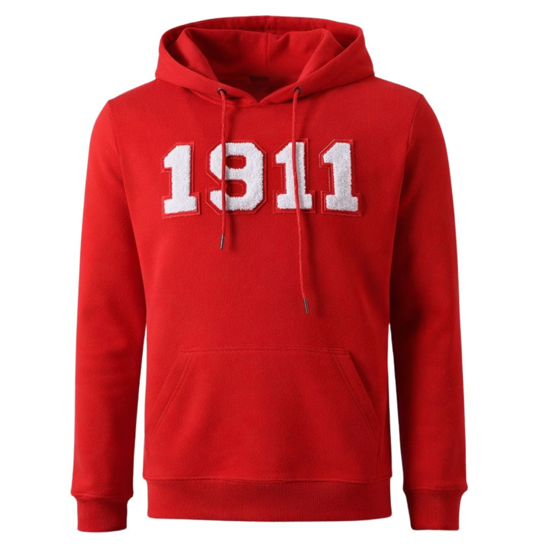 1911 Kappa Red Chenille Hoodie