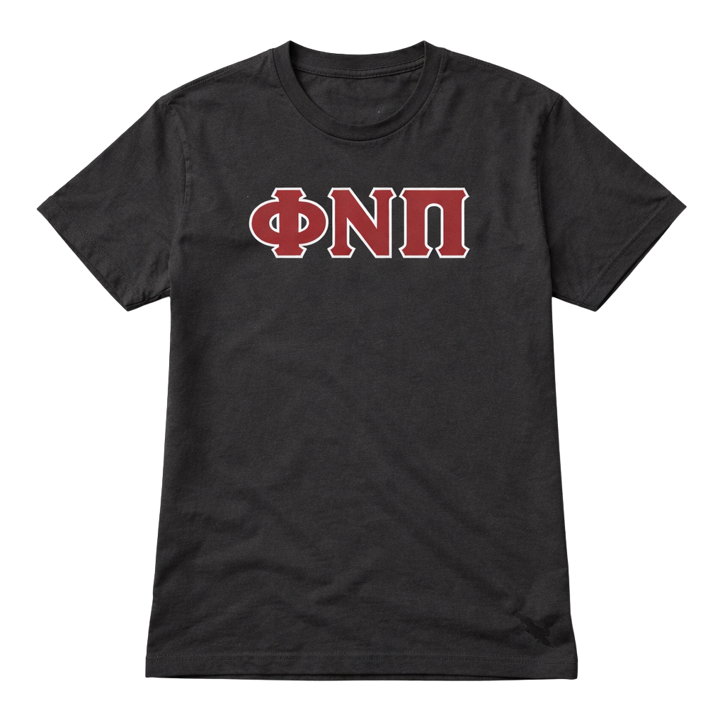 Kappa Alpha Psi Phi Nu Pi 3-Letter Tee (Vintage Black)