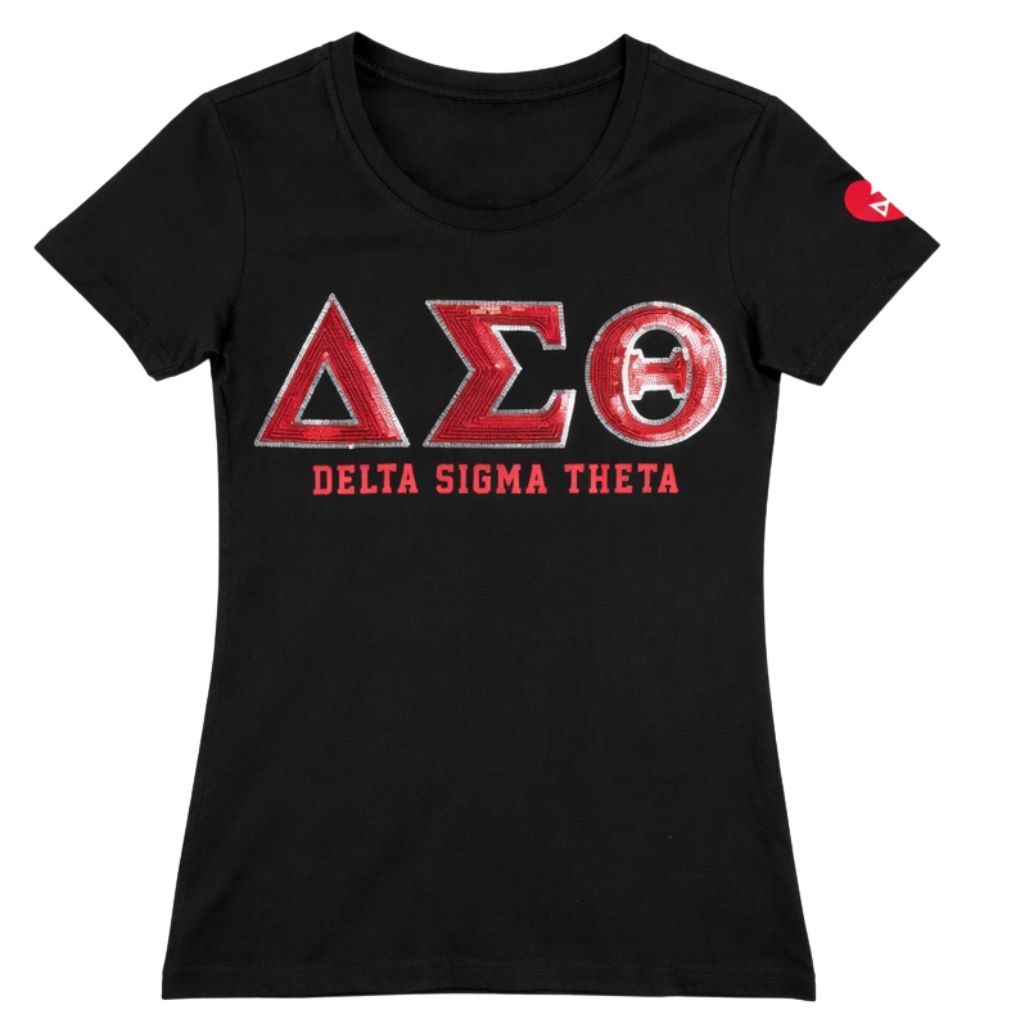 Dst Sequin Patch Tee Red