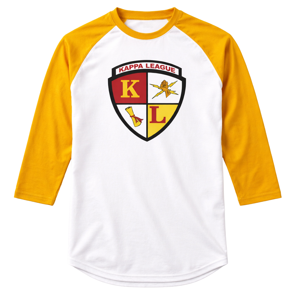 Kappa League Crest Baseball Tee (Gold)