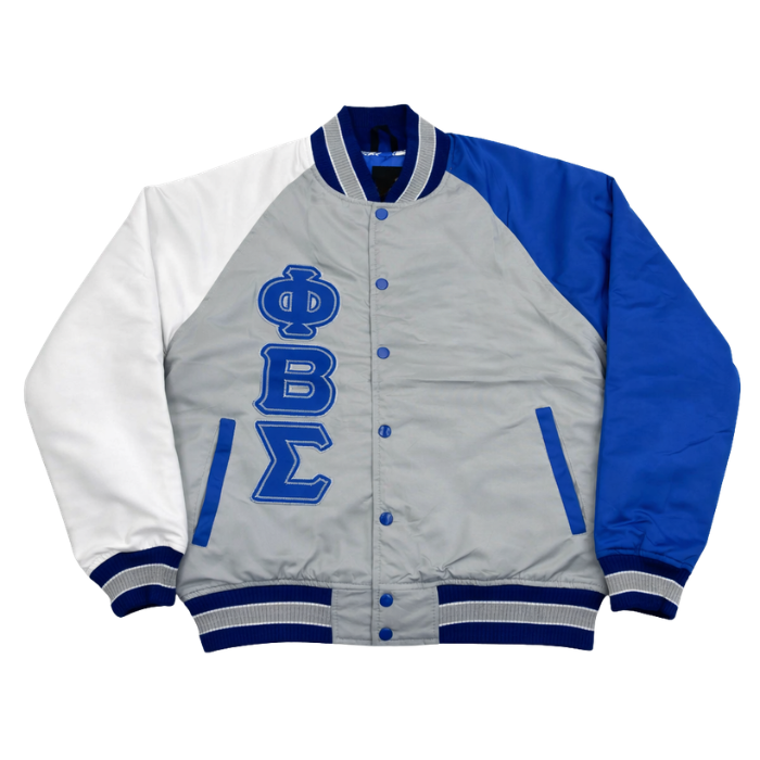 Grey Sigma Bomber Jacket