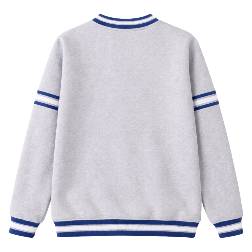 Phi Beta Sigma Grey Chenille Crest Crewneck