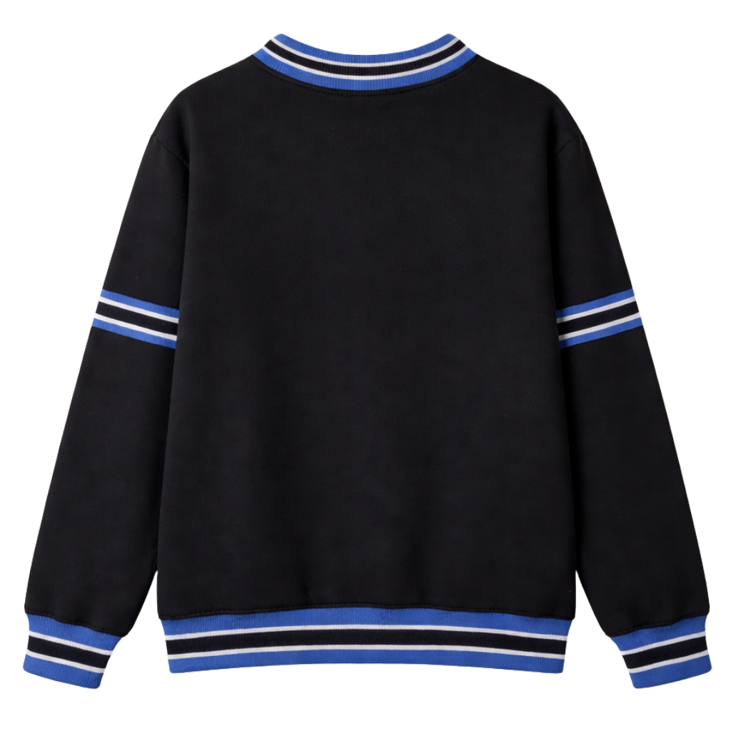 Phi Beta Sigma 1914 Black Chenille Crewneck Sweatshirt