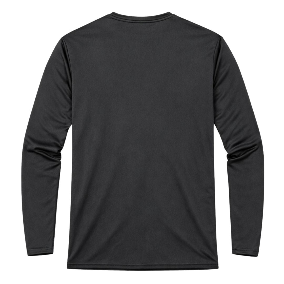 Kappa Alpha Psi The Nupes DriFit Long Sleeve Shirt (Charcoal)