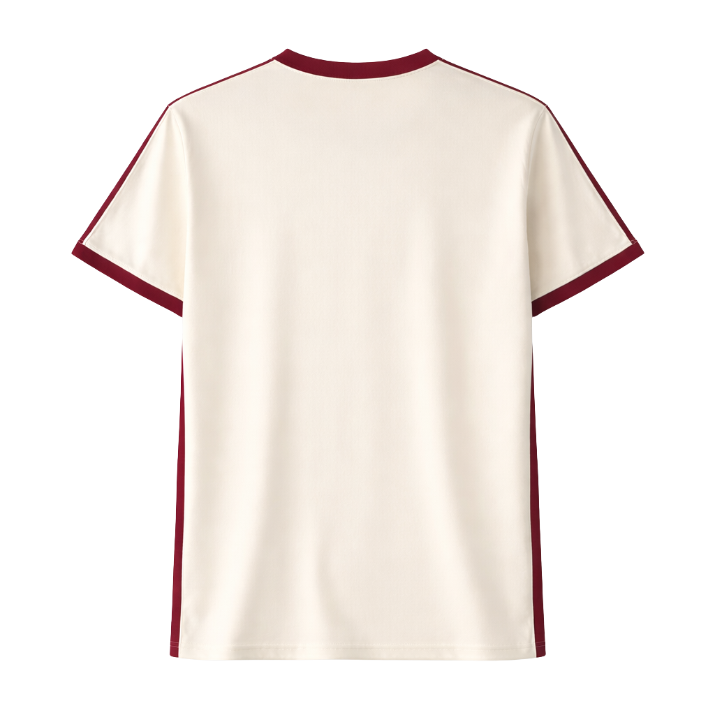 Kappa Cream Tapered Embossed Premium Crest Shirt