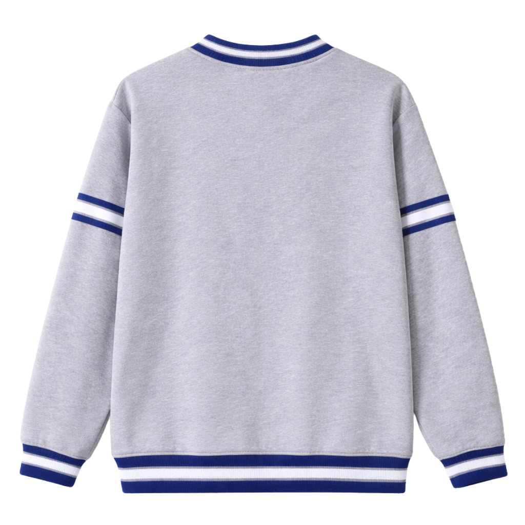 Phi Beta Sigma White Letter Chenille Crewneck