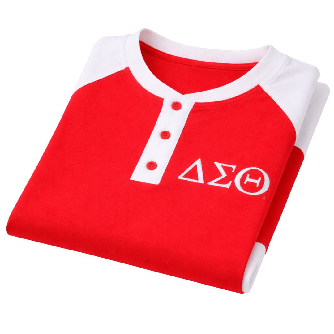 Delta Red Premium Henley Shirt