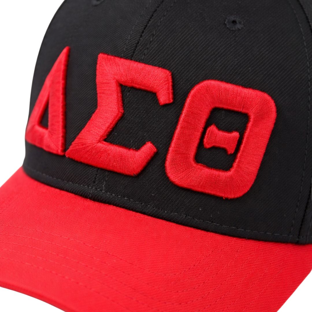 DST Letter Ball Cap  Black