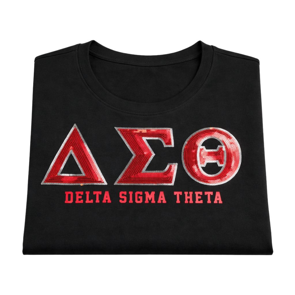 Dst Sequin Patch Tee Red