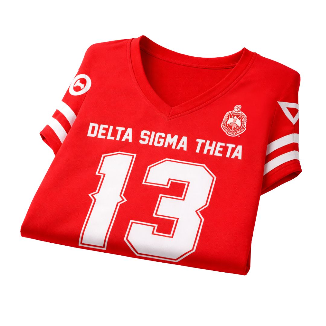 DST Football Jersey Tee Red